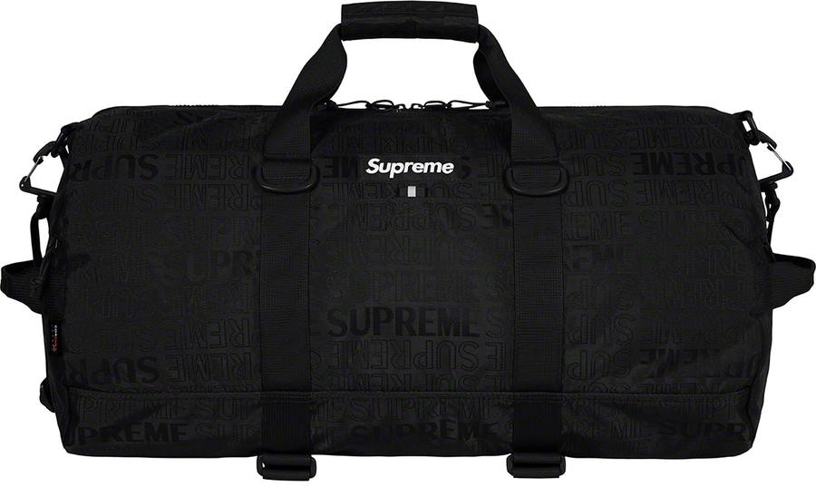 Supreme Duffle Bag (SS19) Black - Novelship